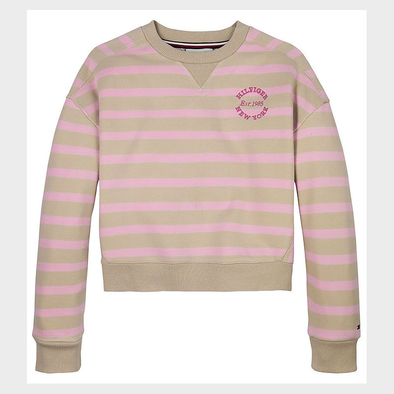 Tommy Hilfiger Bluse - New York - Classic Beige Pink Sugar Strip