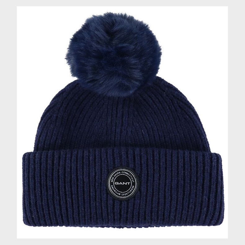 GANT Hue - Strik - Uld - Pom Pom - Classic Blue