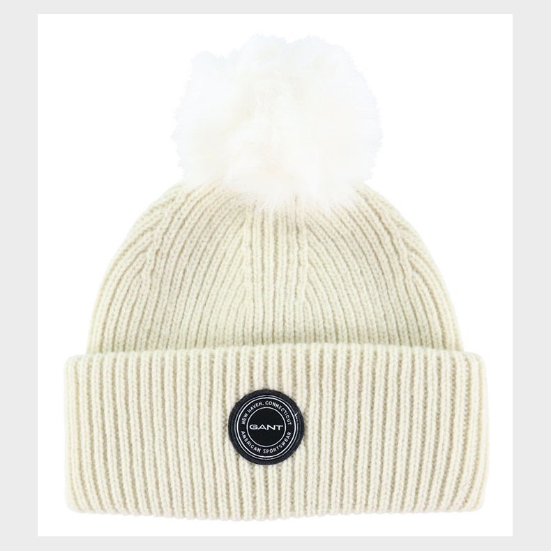 GANT Hue - Strik - Uld - Pom Pom - Cream