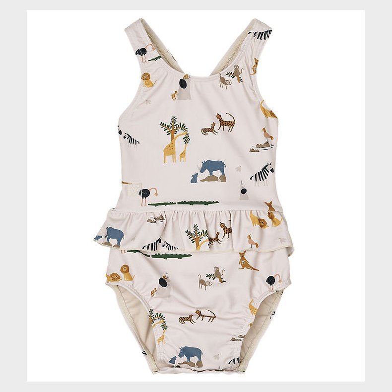 Liewood Badedragt - Amina Baby - UV40+ - All Together/Sandy