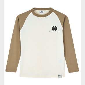 Mads Nrgaard Bluse - Thorlino - Almond Milk/Lead Gray