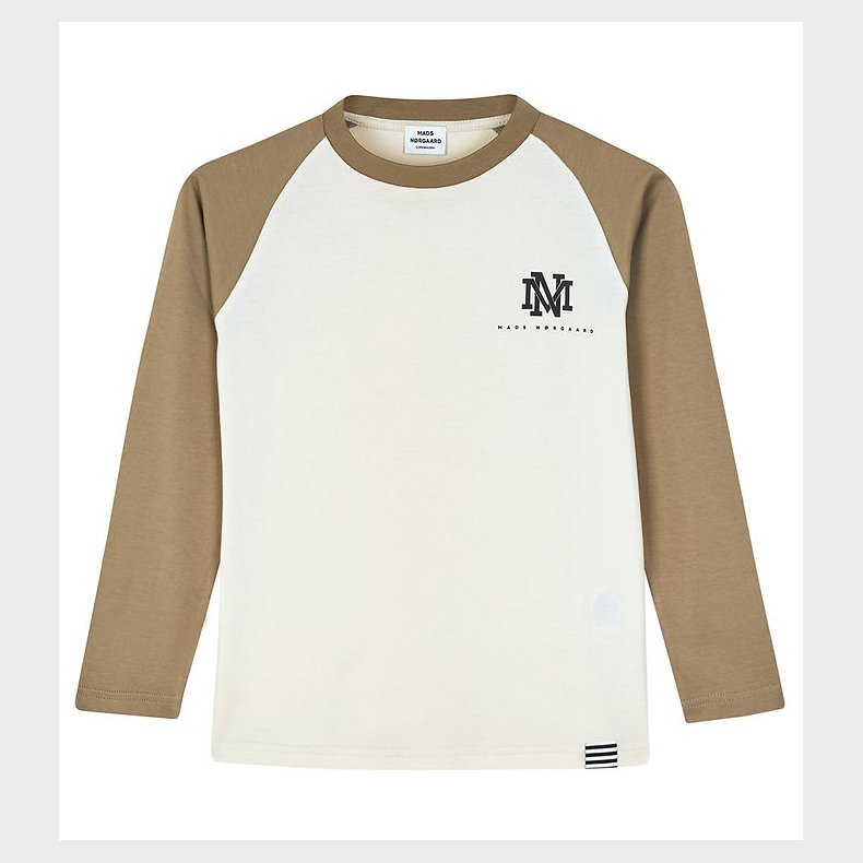 Mads Nrgaard Bluse - Thorlino - Almond Milk/Lead Gray