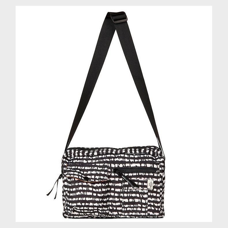 Mads Nrgaard Skuldertaske - Bel One Art Cappa - Scribble Black/