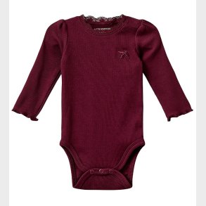 Sofie Schnoor Body l/ - Rib - Dictesb - Burgundy
