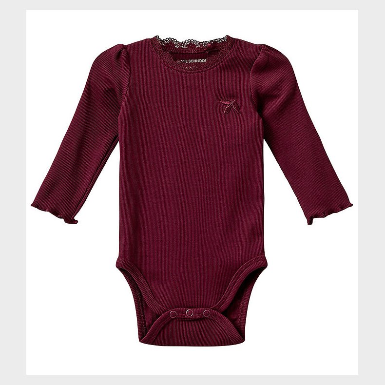 Sofie Schnoor Body l/ - Rib - Dictesb - Burgundy