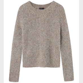 LMTD Bluse - Strik - NlfNuluis - Peyote/WITH SEQUINS