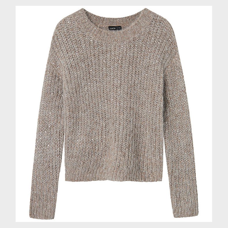 LMTD Bluse - Strik - NlfNuluis - Peyote/WITH SEQUINS