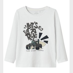 Name It Bluse - NmmVux - Bright White/Lets Go For A Ride