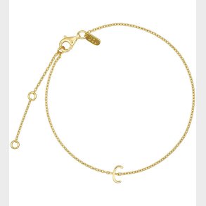 Design Letters Armbnd - C - 18K Guldbelagt
