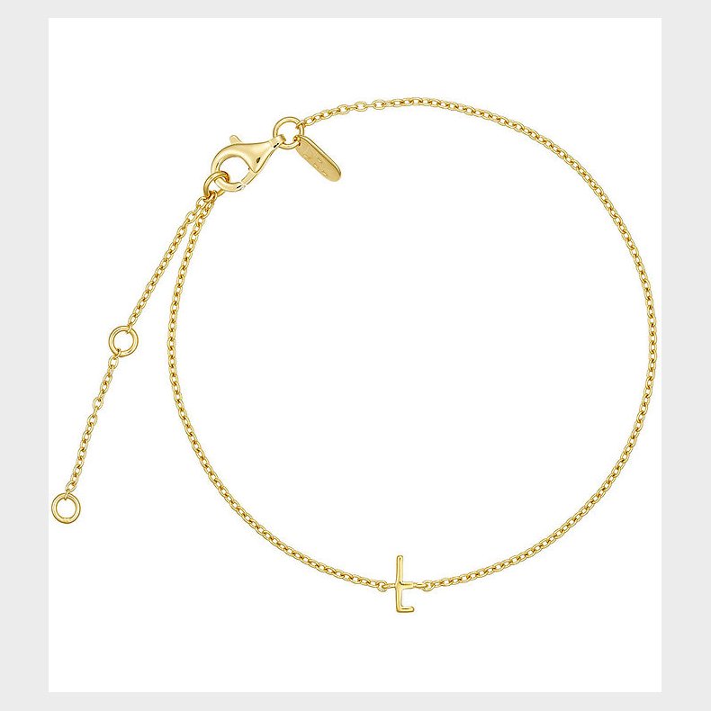 Design Letters Armbnd - L - 18K Guldbelagt
