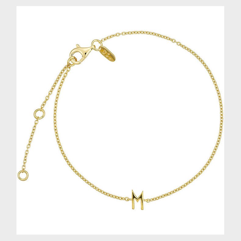 Design Letters Armbnd - M - 18K Guldbelagt