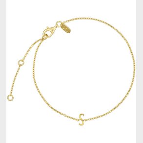 Design Letters Armbnd - S - 18K Guldbelagt