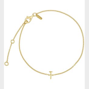Design Letters Armbnd - T - 18K Guldbelagt