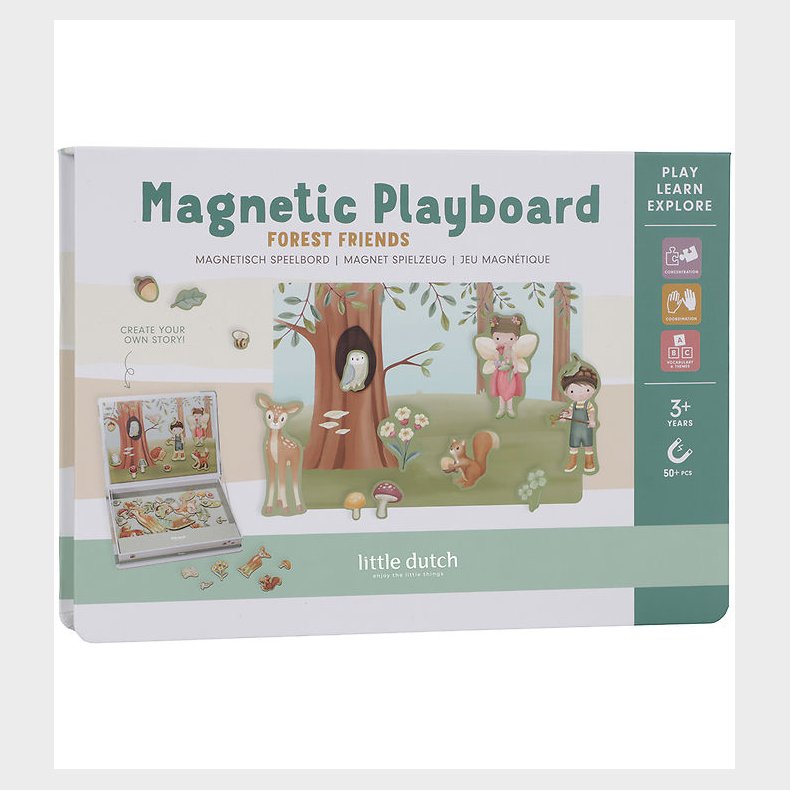 Little Dutch Magnetisk Legebr�t - Forest Friends