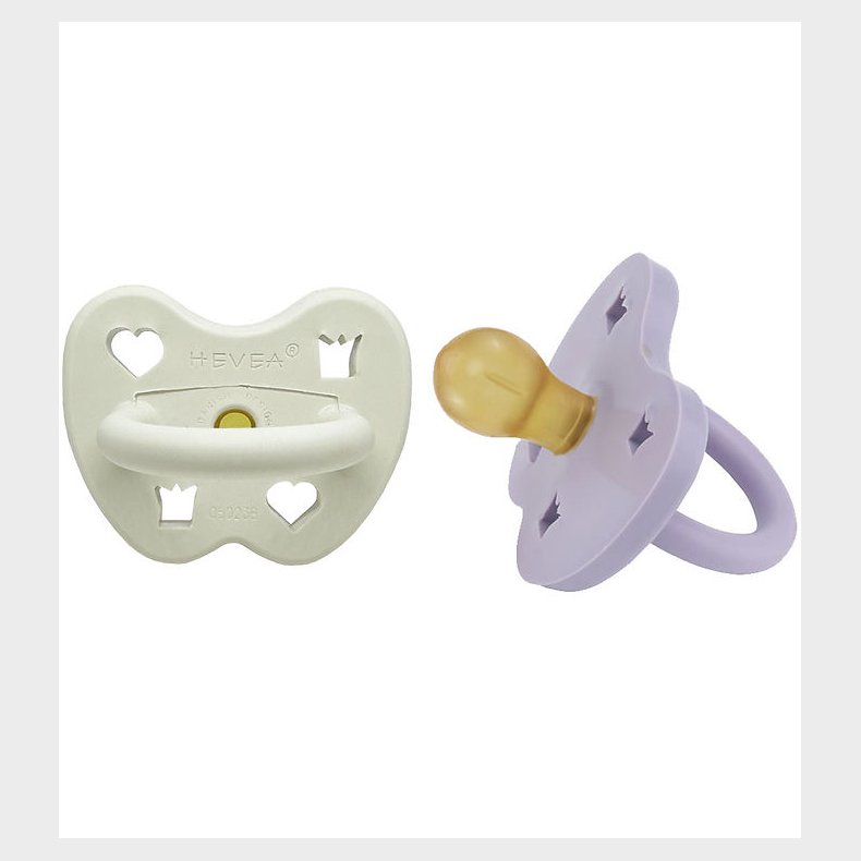 Hevea Sutter - 3-36 mdr - 2 pak - Naturgummi - Twilight Frost