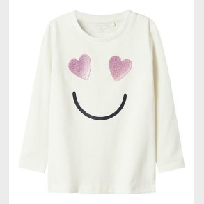 Name It Bluse - NmfShine - Cloud Dancer