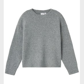 Name It Bluse - Strik - NkmVimmy - Grey Melange