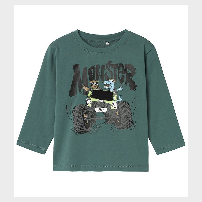 Name It Bluse - NmmStan - Dark Forest