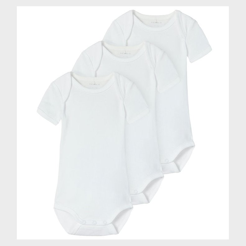 Name It Body k/ - Noos - NbnBody - 3-pak - Bright White