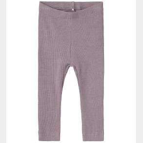 Name It Leggings - Noos - NbnKab - Elderberry/Melange