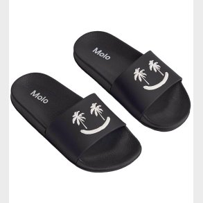 Molo Badesandaler - Zhappy - Sort/Palmer