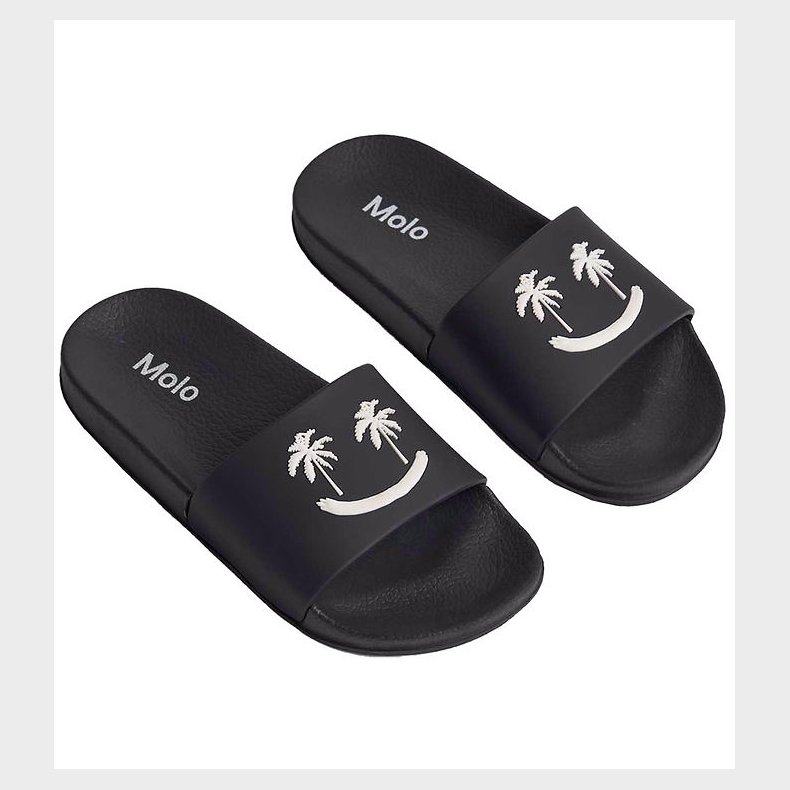 Molo Badesandaler - Zhappy - Sort/Palmer