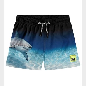 Molo Badeshorts - UV50+ - Niko - Faded Shark
