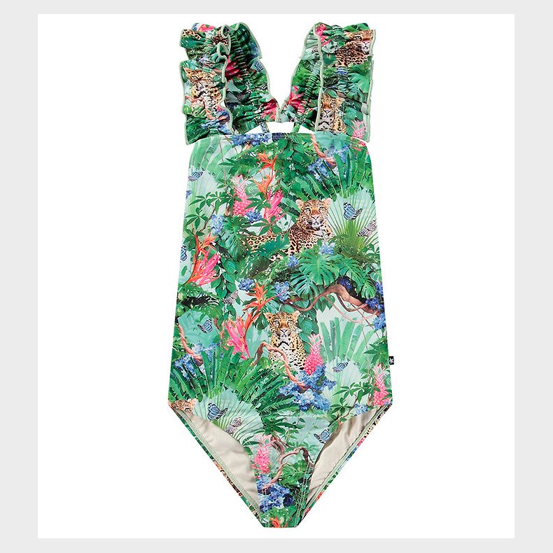 Molo Badedragt - UV50+ - Nitika - Green Tropical