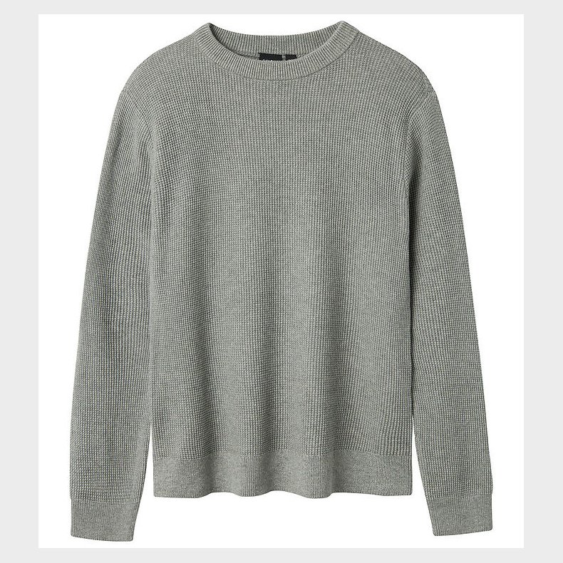 LMTD Bluse - Strik - NlmBilas - Grey Melange