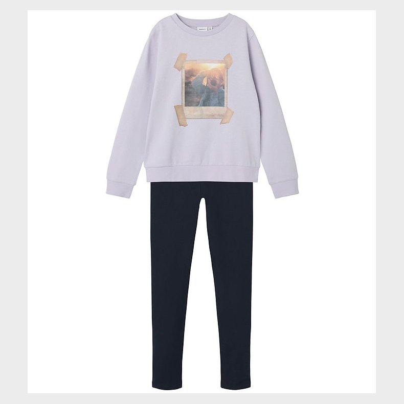 Name It Sweatst - Sweatshirt/Sweatpants - NkfOliana - Orchid Pe