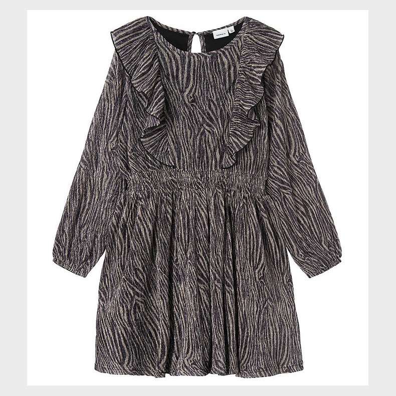 Name It Kjole - NkfFrisari - Black/Zebra