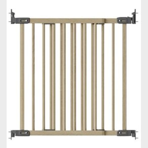 BabyDan Sikkerhedsgitter - Flexi Fit Wood Deluxe - Nature