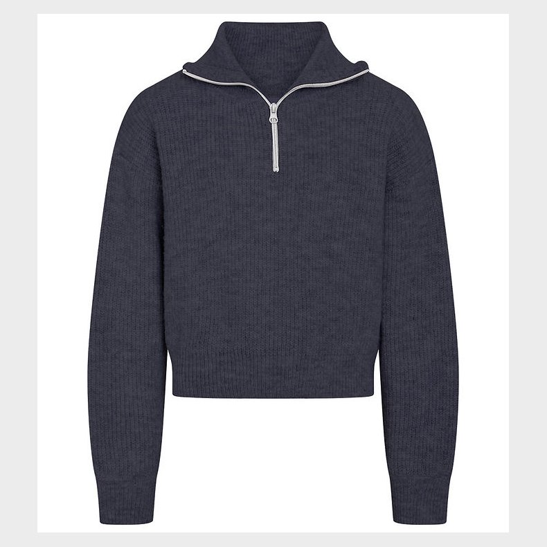 Grunt Bluse - Strik - GrSuso - Charcoal Melange