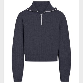 Grunt Bluse - Strik - GrSuso - Charcoal Melange