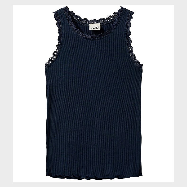 Sofie Schnoor Top - Rib - Navy Blue