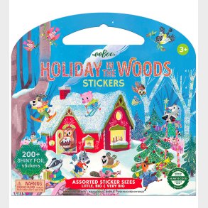 Eeboo Klisterm�rkebog - 200+ stk. - Jul i Skoven