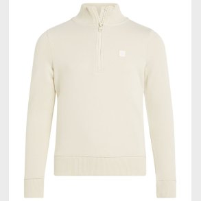 Calvin Klein Sweatshirt - Monogram Mini Badge Half-Zip - Turtled