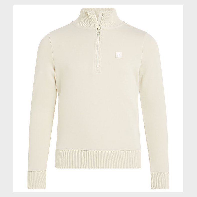 Calvin Klein Sweatshirt - Monogram Mini Badge Half-Zip - Turtled