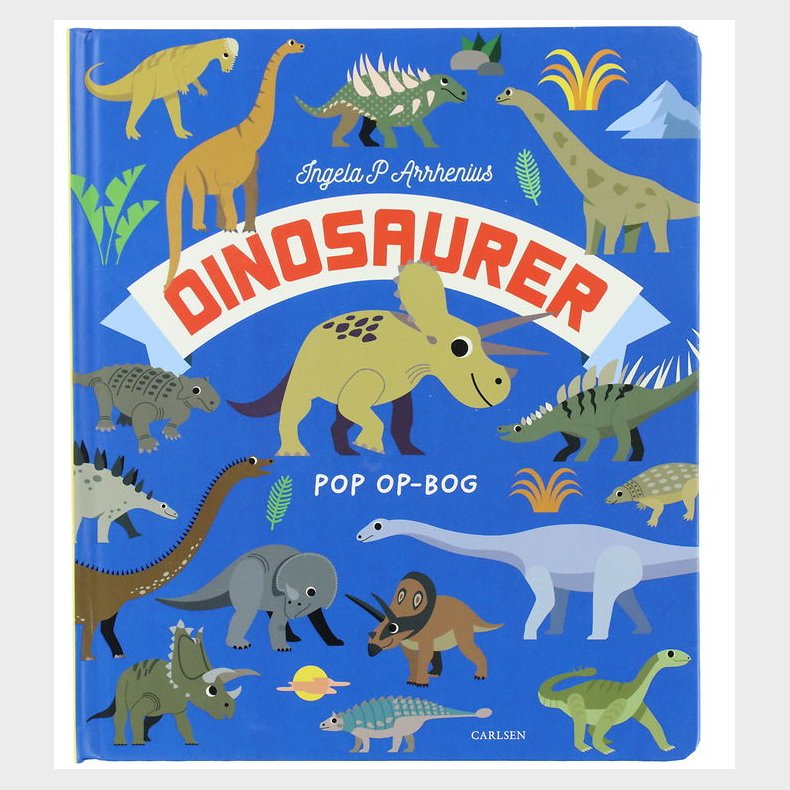 Forlaget Carlsen Pop Op Bog - Dinosaurer