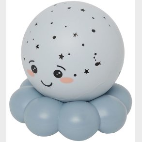 Cloud-B Natlampe - Twinkles To Go Octo - 12x12 cm - Pastel Blue