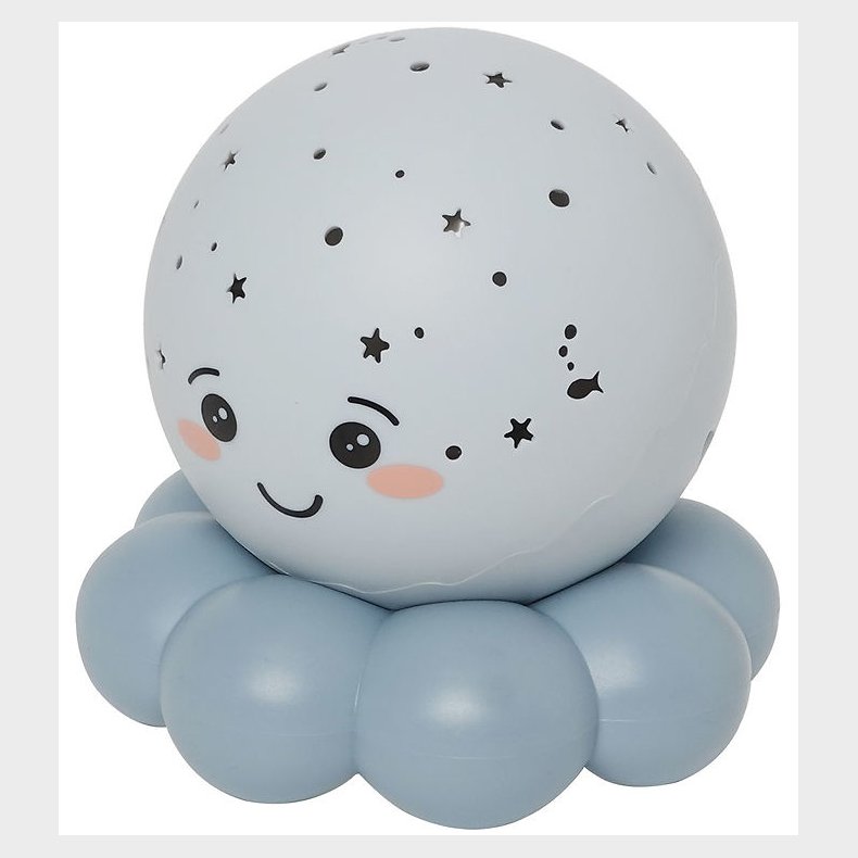 Cloud-B Natlampe - Twinkles To Go Octo - 12x12 cm - Pastel Blue