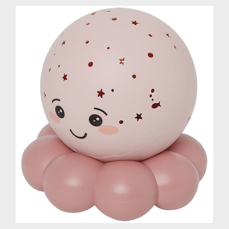 Cloud-B Natlampe - Twinkles To Go Octo - Pastel Pink