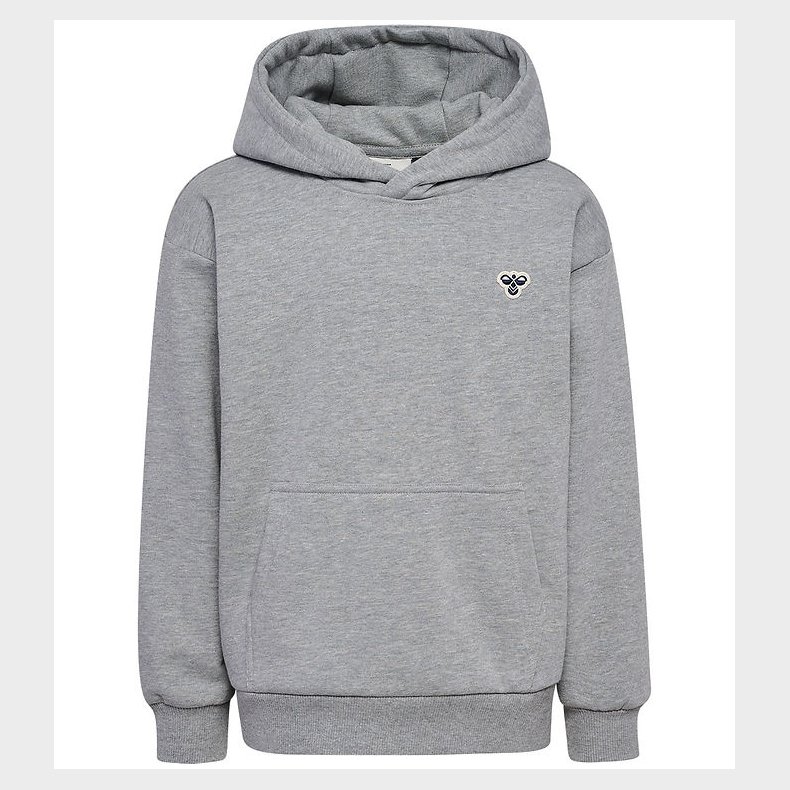 Hummel H�ttetr�je - hmlJr Loose Hoodie - Grey Melange