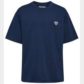 Hummel T-Shirt - hmlJR - Dress Blues