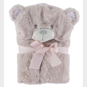 Nrgaard Madsens Plaid m. Bamsehoved - 75x95 cm - Beige