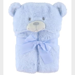 Nrgaard Madsens Plaid m. Bamsehoved - 75x95 cm - Azul