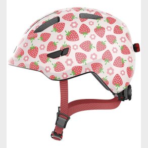 Abus Cykelhjelm - Smiley 3.0 Led - Rose Strawberry