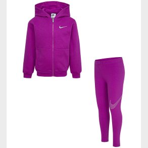 Nike St - Cardigan/Leggings - Hot Fuchsia m. Slv