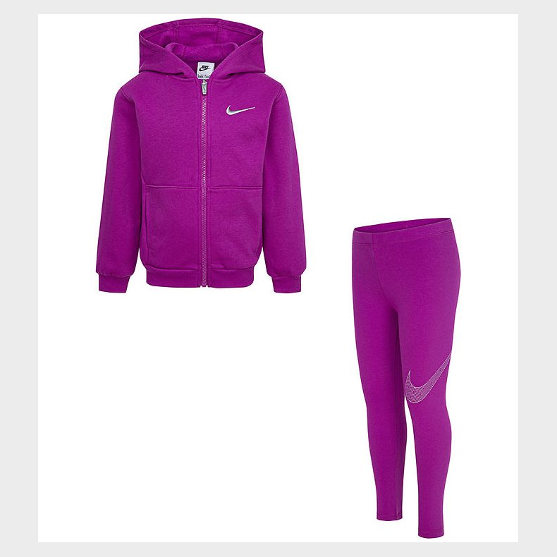 Nike St - Cardigan/Leggings - Hot Fuchsia m. Slv