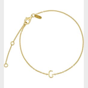 Design Letters Armbnd - G - 18K Guldbelagt